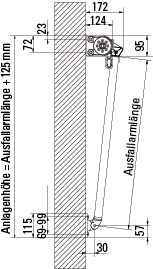 Senkrechtmarkise au&szlig;en