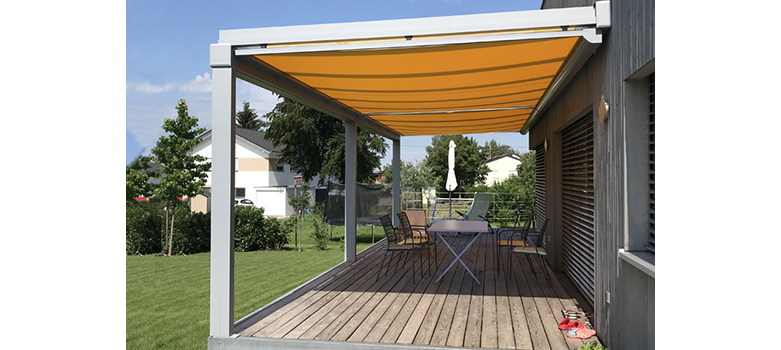 Smart Home Ready Terrassendach mit Markise