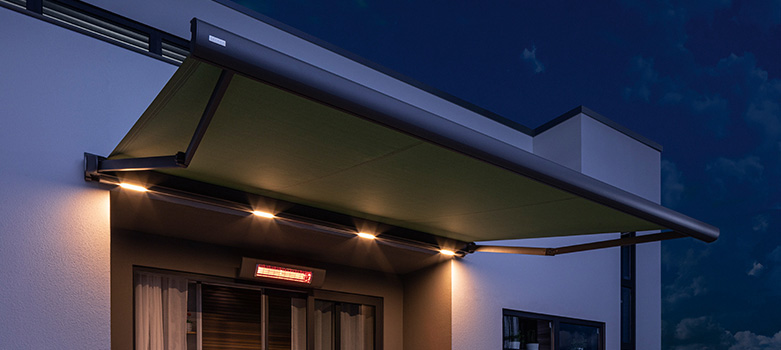 FINO Kassettenmarkise Smart Home Ready mit LED