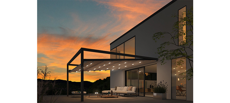 Pergola Sunrain mit LED