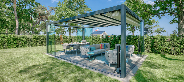 Pergola freistehend Smart Home Ready