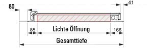 Bioklimatische Terrassenüberdachung Fenster geschlossen